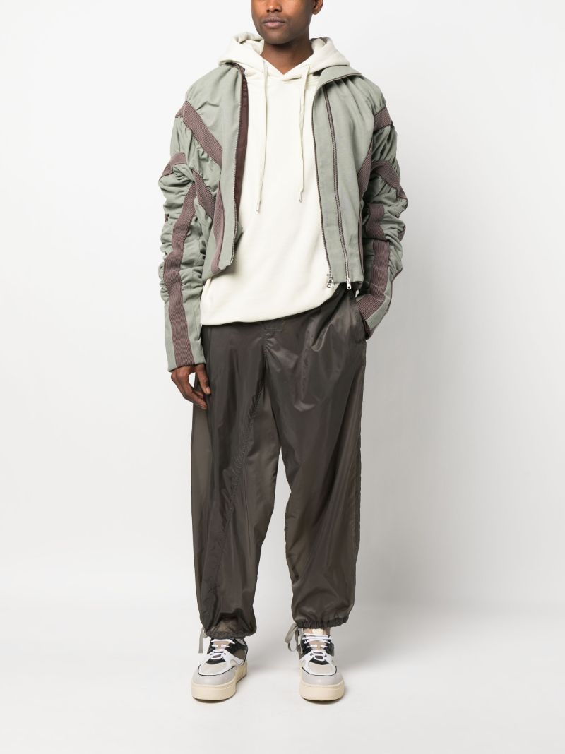 Green Zip Fastening Jacket