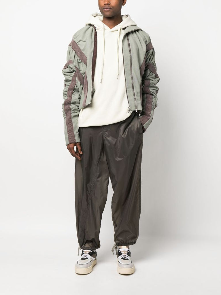 Green Zip Fastening Jacket