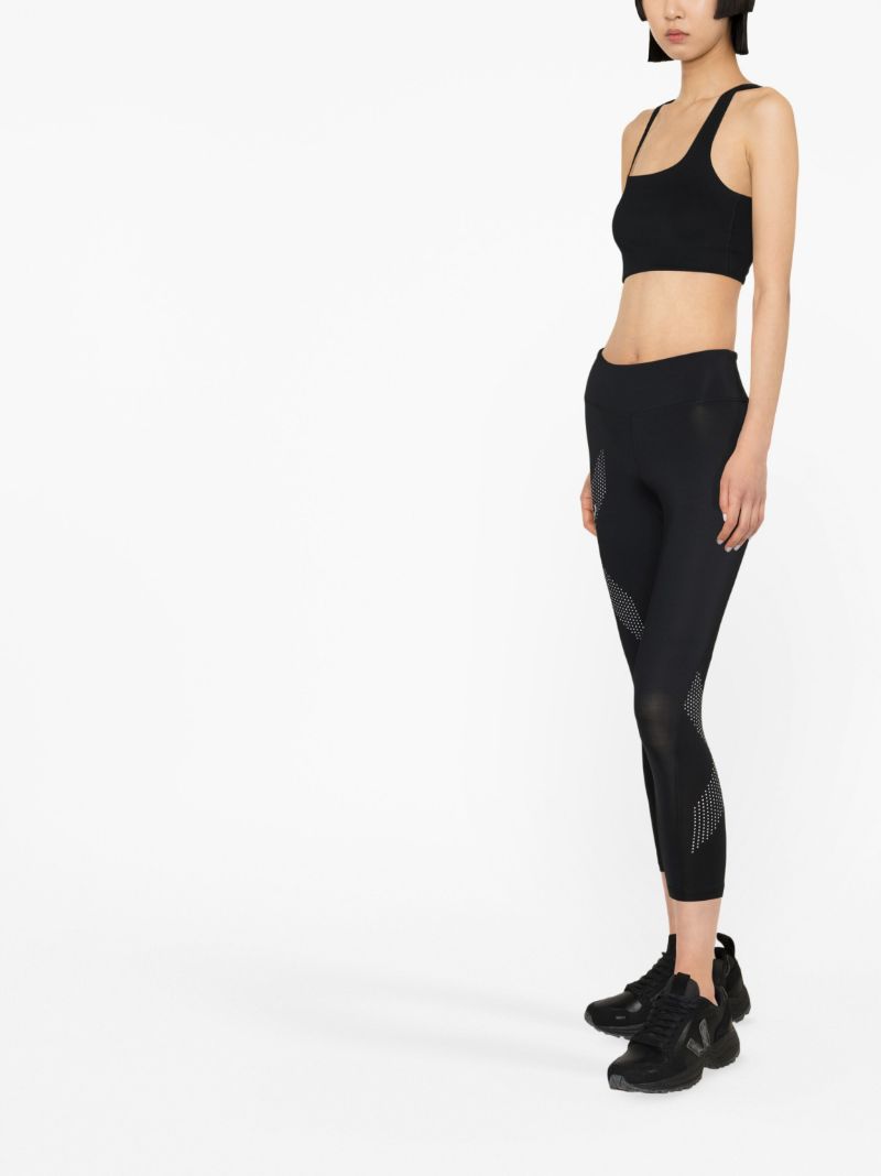 Black Motion Logo Compression 7/8 Tights