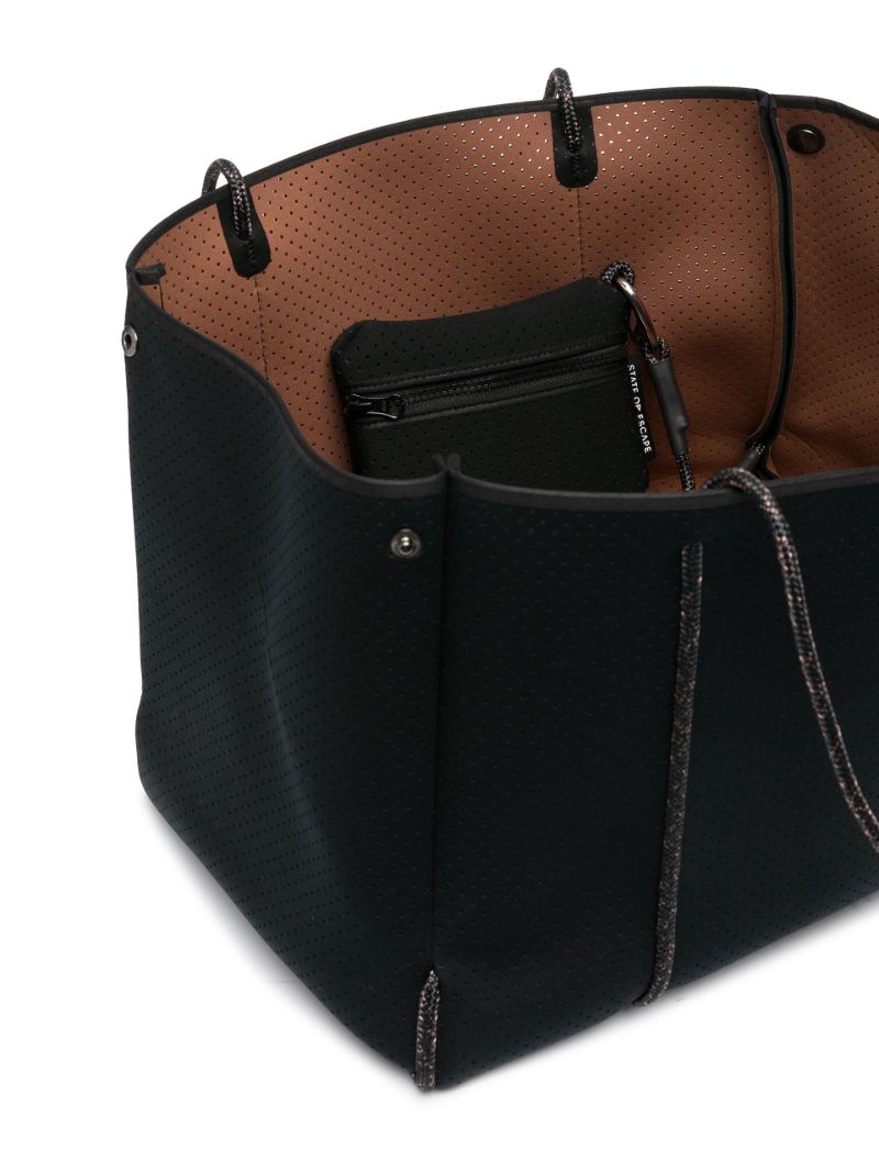Black Escape Neoprene Tote Bag