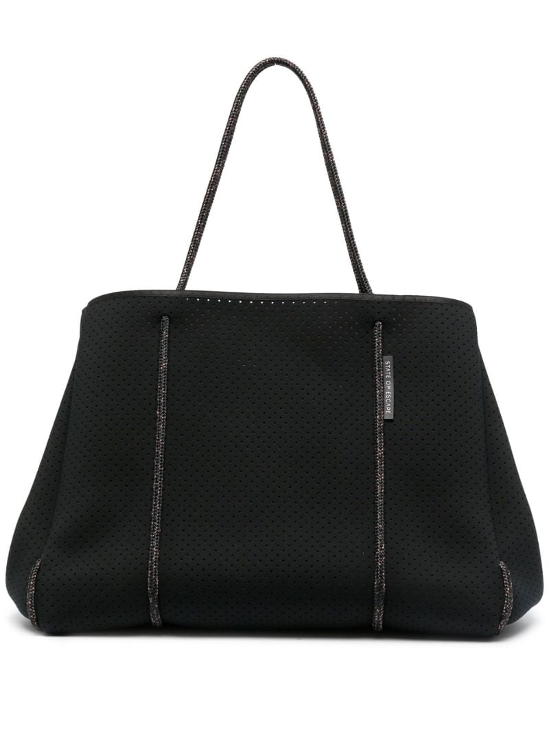 Black Escape Neoprene Tote Bag
