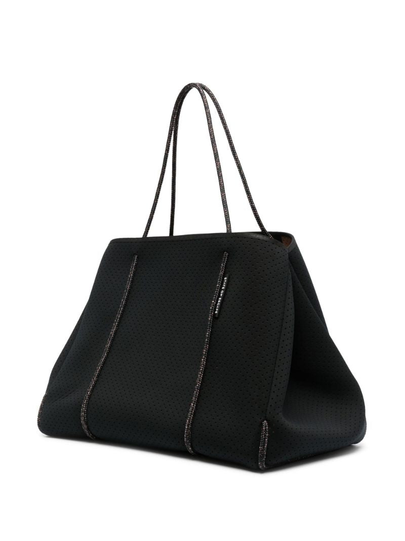 Black Escape Neoprene Tote Bag
