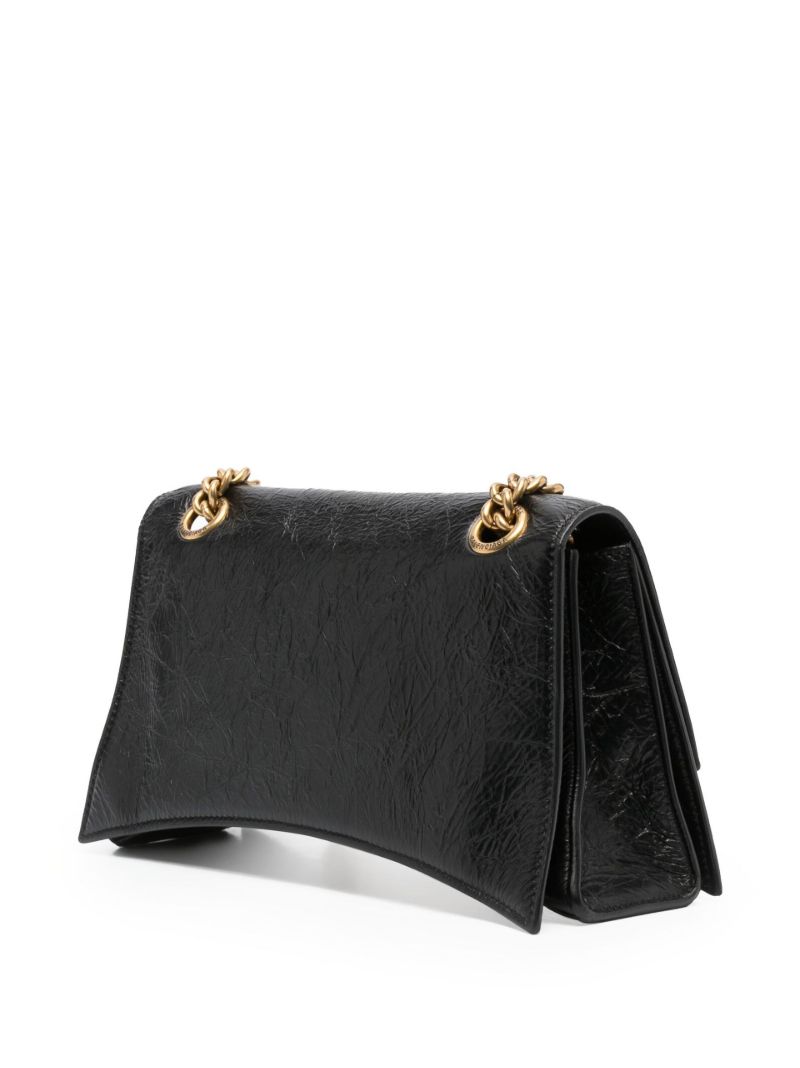 Black Crush Small Leather Shoulder Bag
