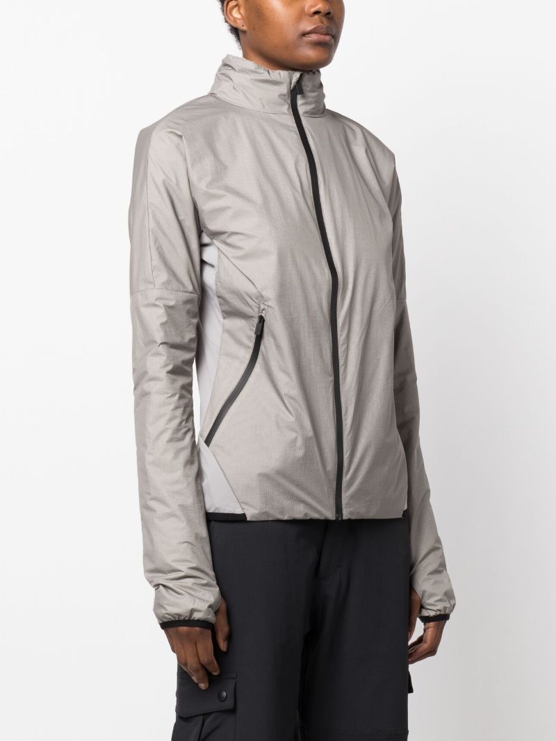 Grey Technical Zip-up Jacket