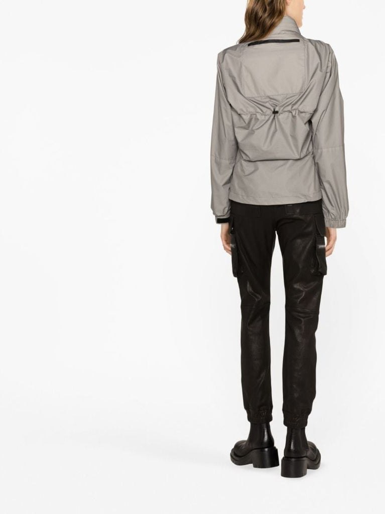 Grey High-neck Lightweight Jacket