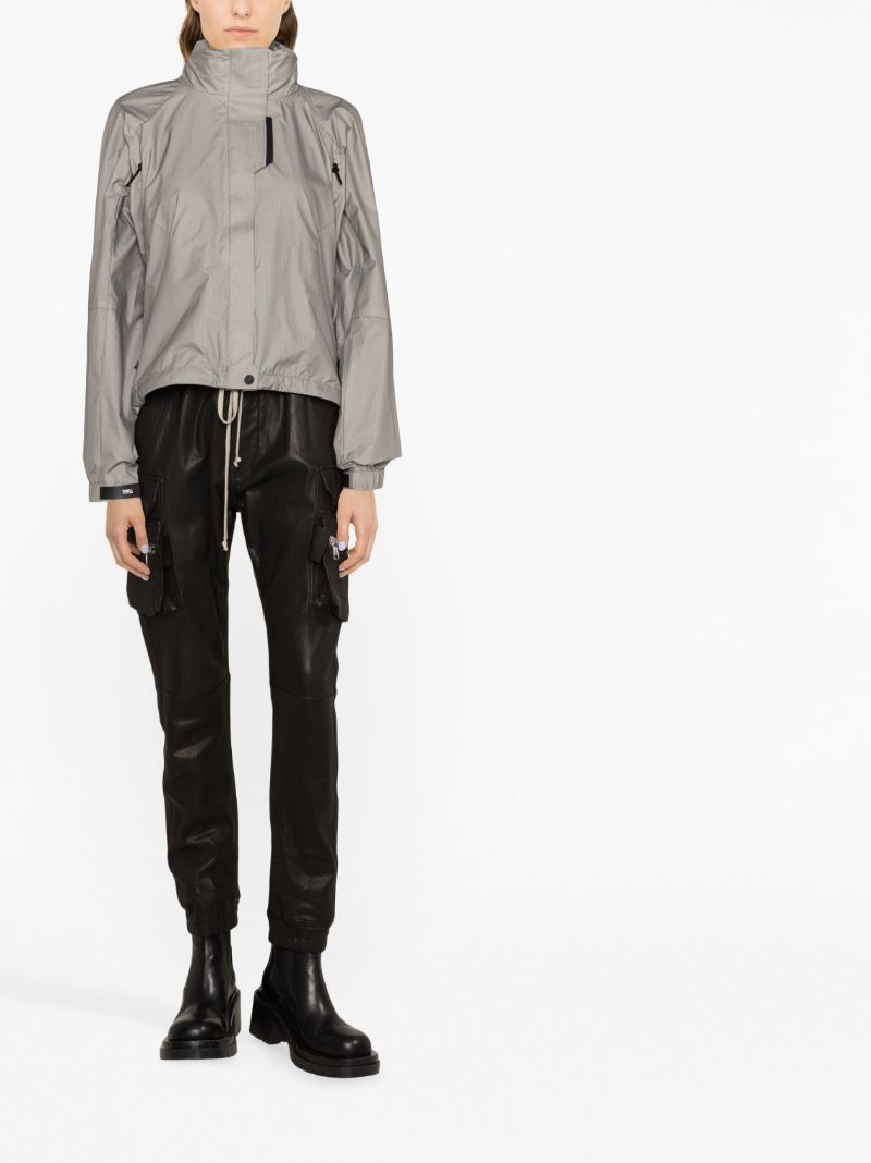Grey High-neck Lightweight Jacket