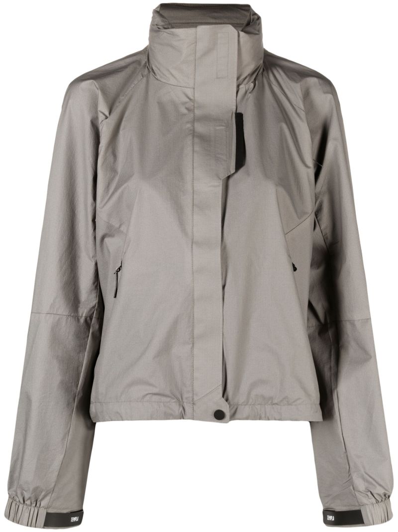 Grey High-neck Lightweight Jacket