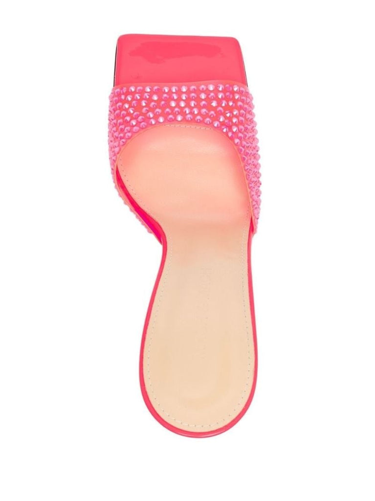 Pink Crystal Star 95 Pvc Mules