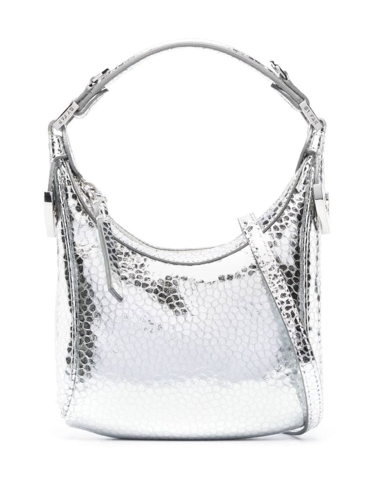Silver Cosmo Leather Mini Bag