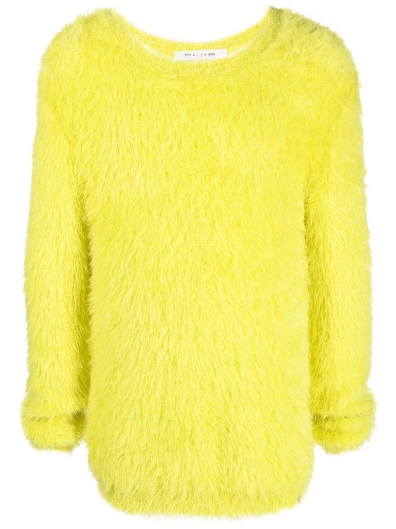 Yellow Textured Sweater