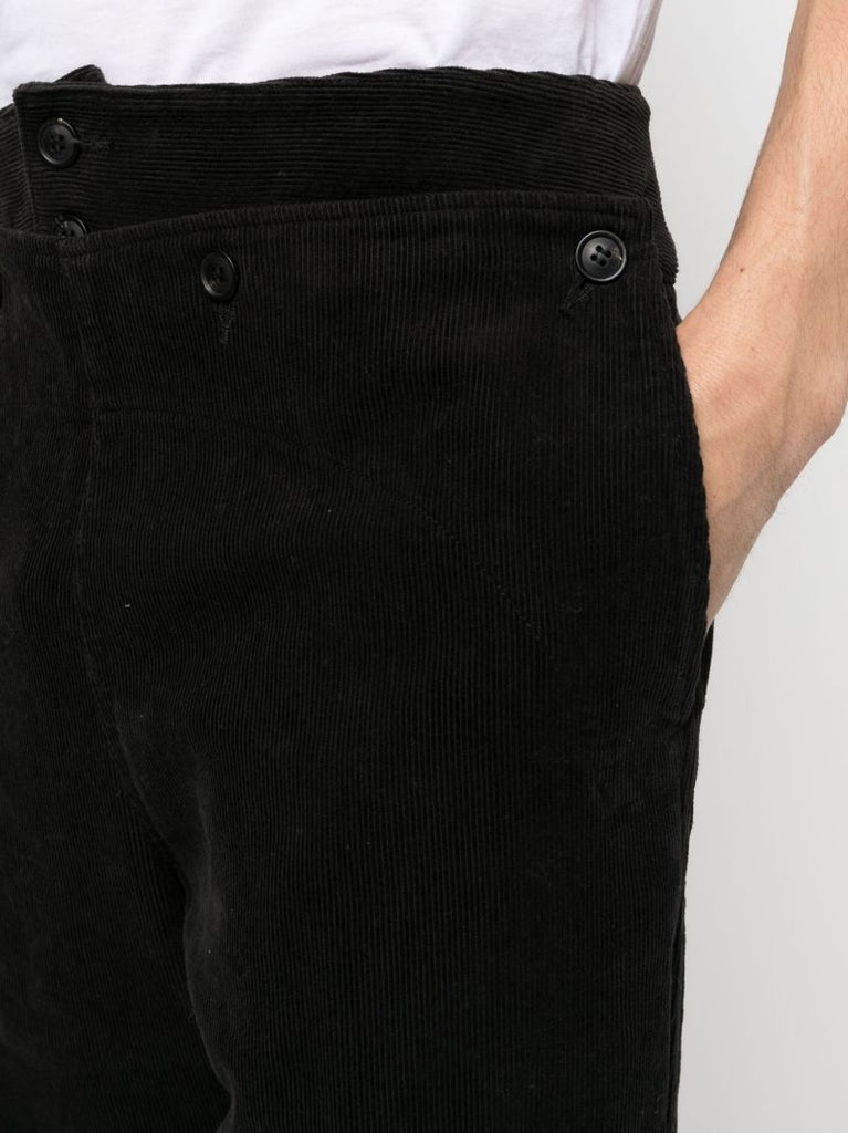 Black Hollman Corduroy Trousers