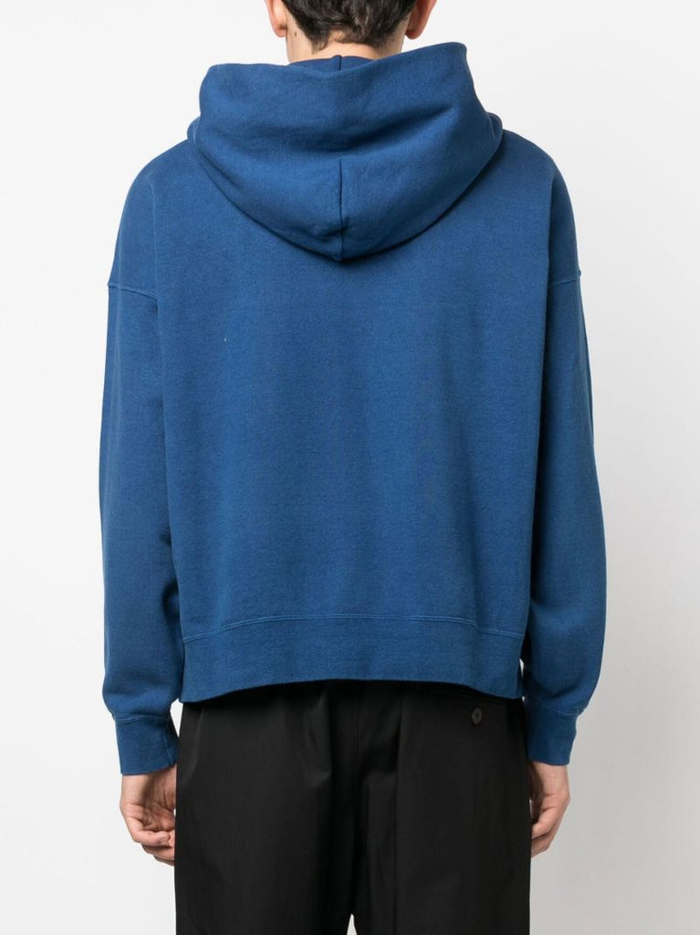 Blue Amplus Cotton Hoodie