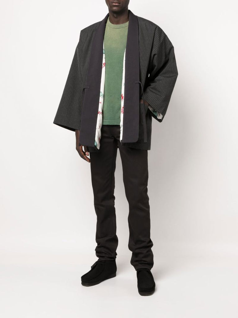 Black Social Sculpture Straight-leg Jeans