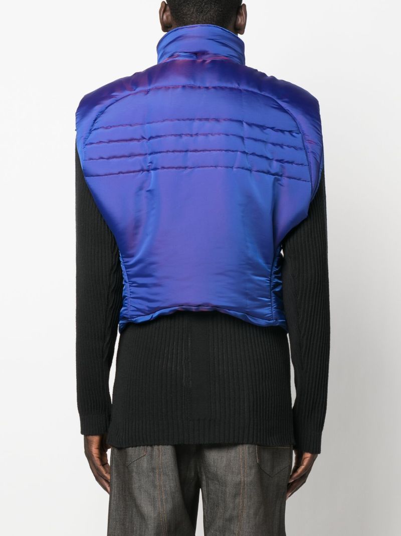 Blue Chromeo Quilted Gilet