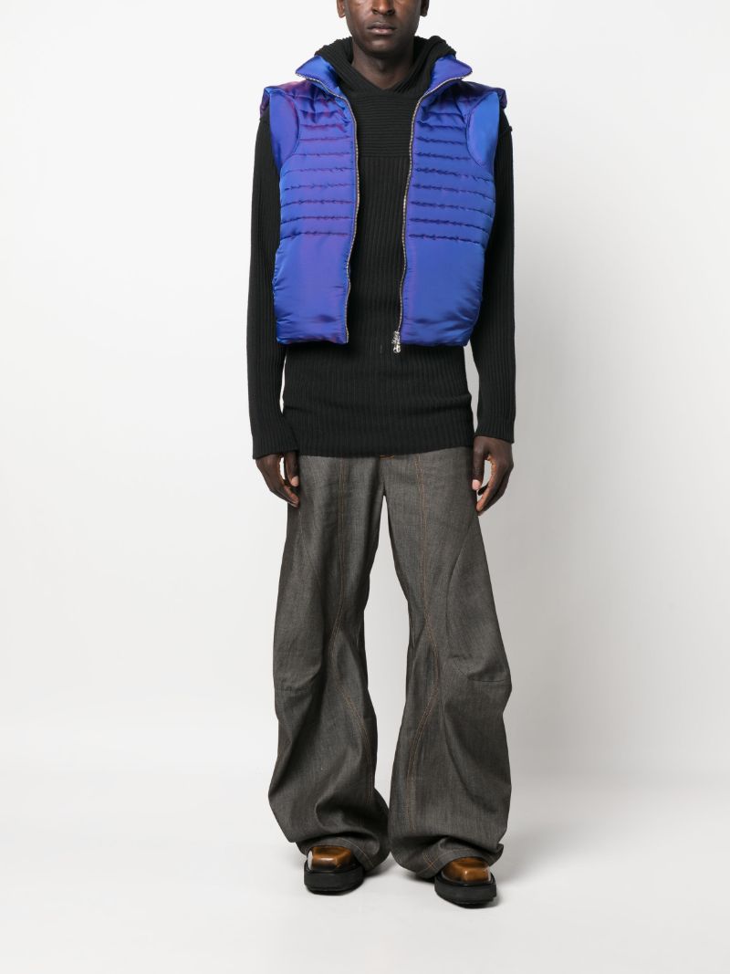 Blue Chromeo Quilted Gilet