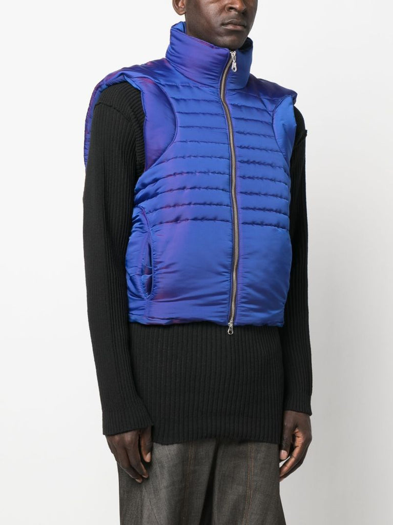 Blue Chromeo Quilted Gilet