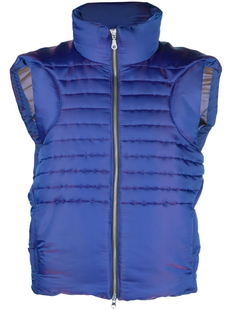 Blue Chromeo Quilted Gilet