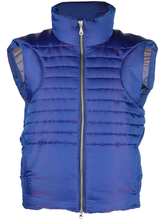 Blue Chromeo Quilted Gilet