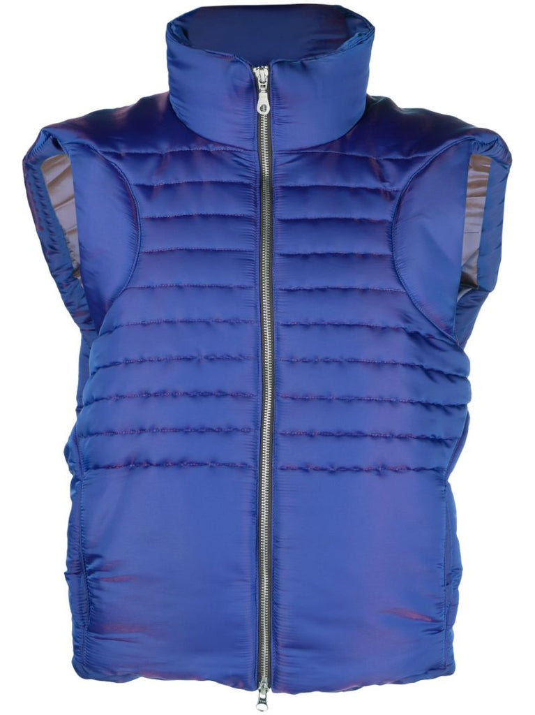Blue Chromeo Quilted Gilet