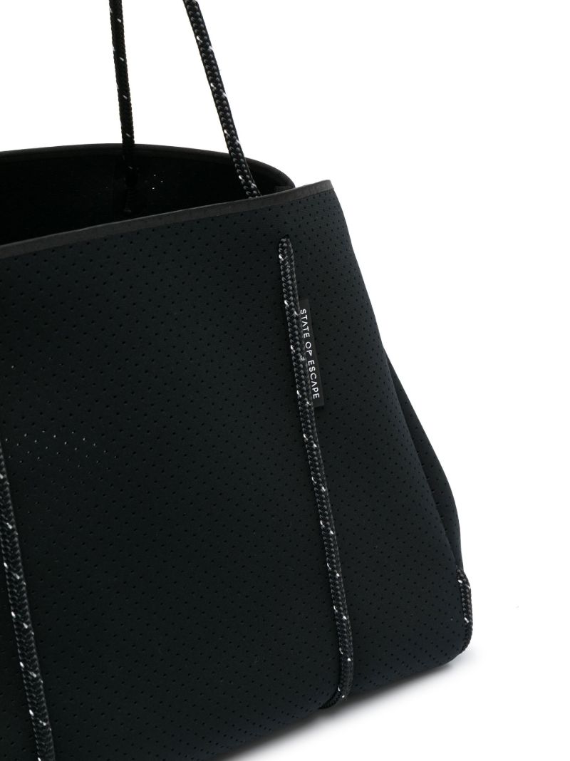 Black Escape Neoprene Tote Bag