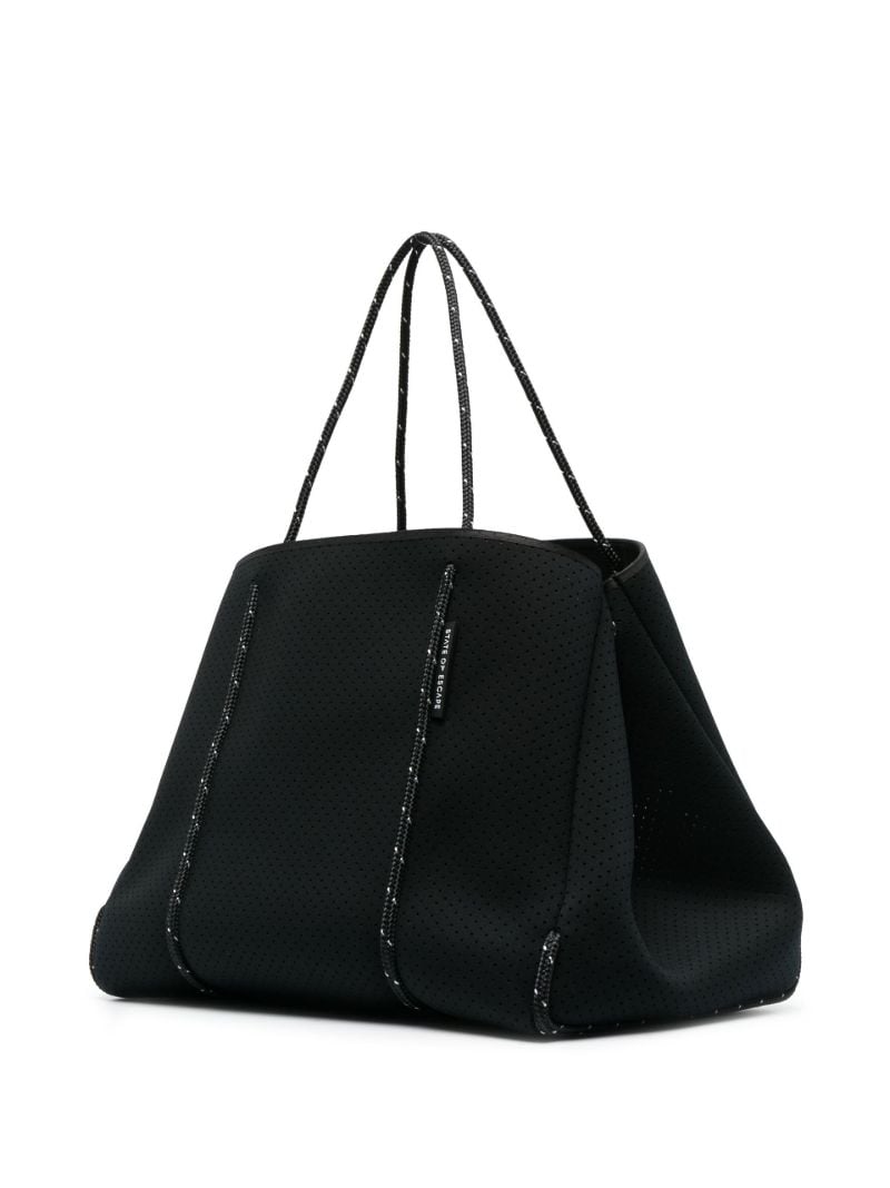 Black Escape Neoprene Tote Bag