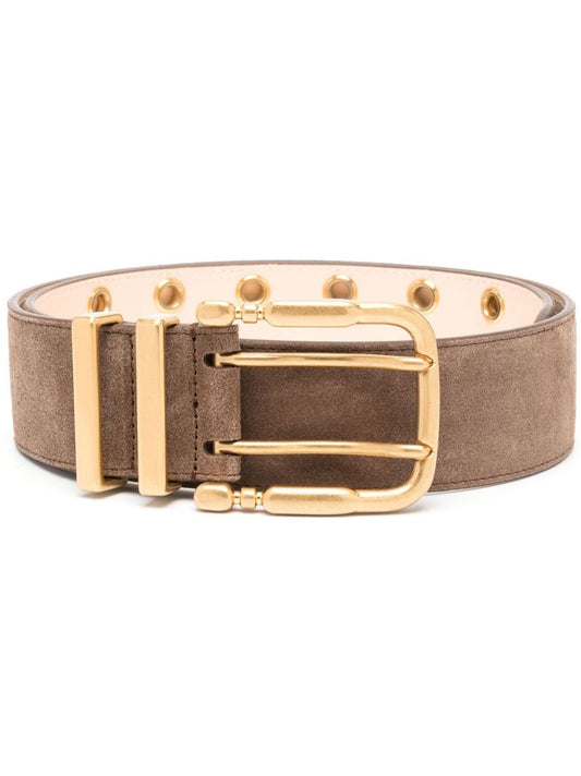Brown Duo Suede Belt