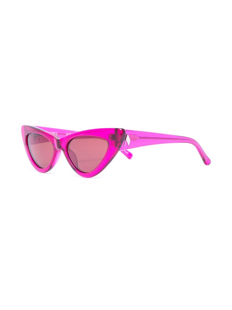 X the Attico Pink Cat Eye Sunglasses