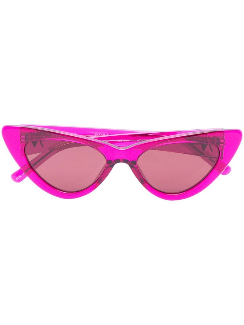X the Attico Pink Cat Eye Sunglasses