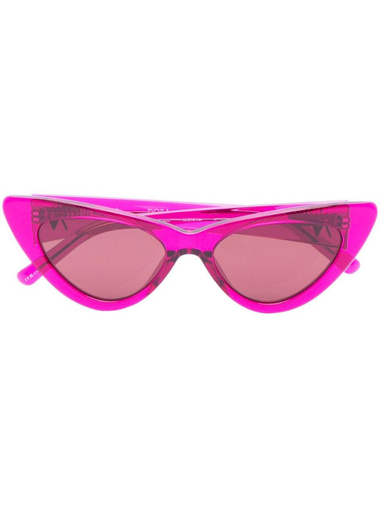X the Attico Pink Cat Eye Sunglasses