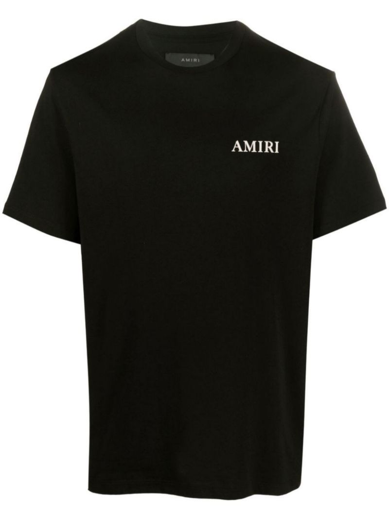 Black Logo Cotton T-shirt