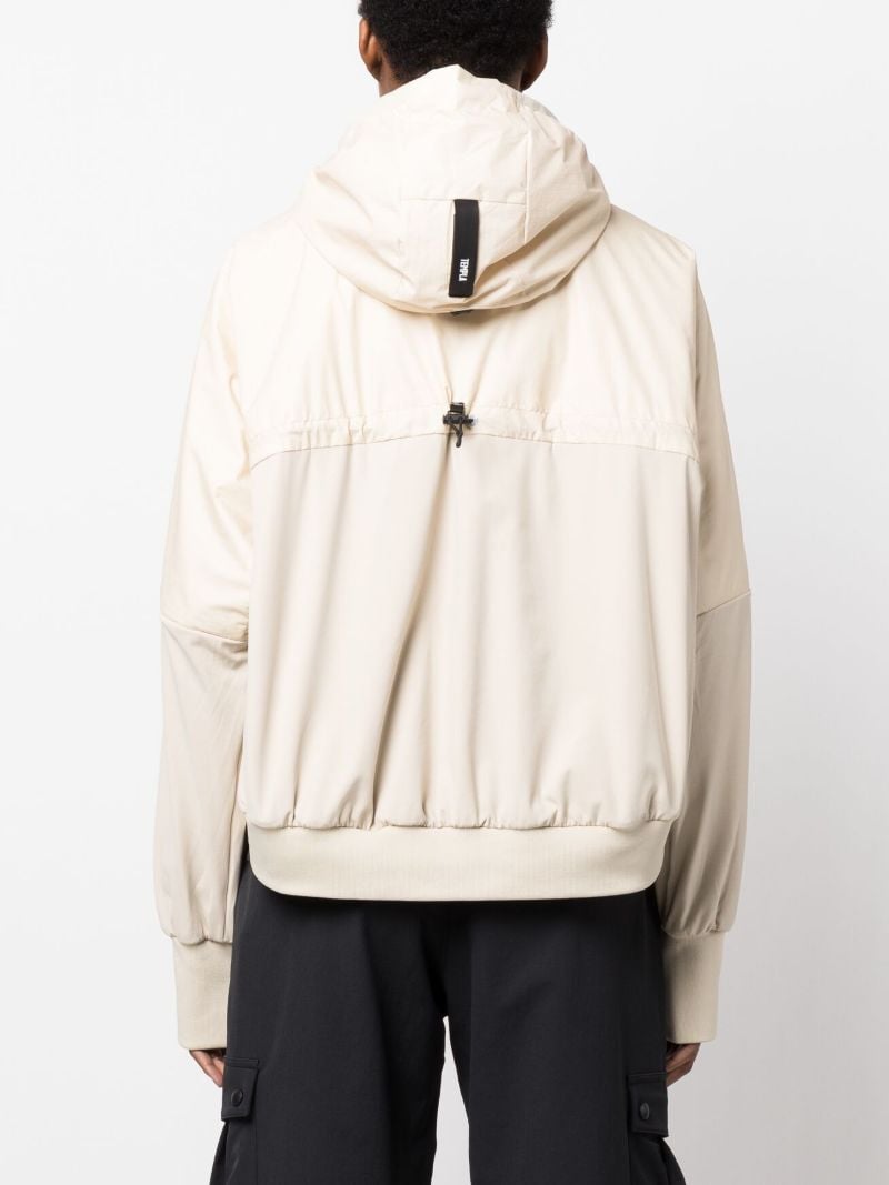 Neutral Mid-layer Cropped Hoodie