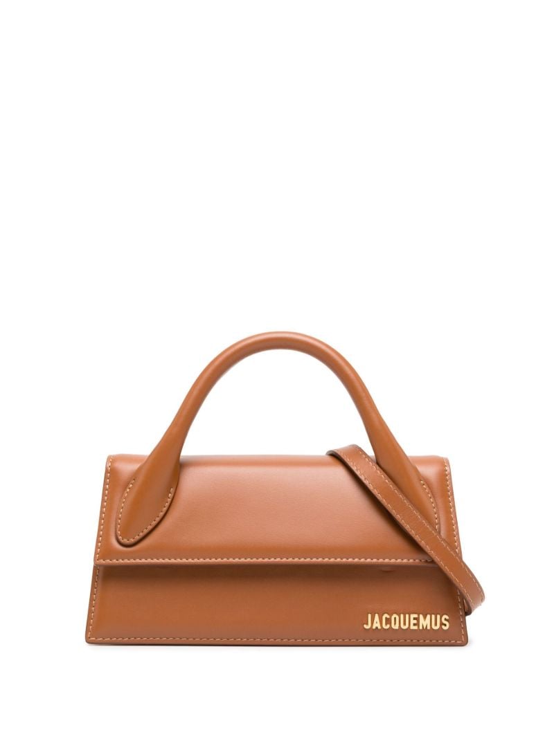 Brown Le Chiquito Long Leather Top Handle Bag