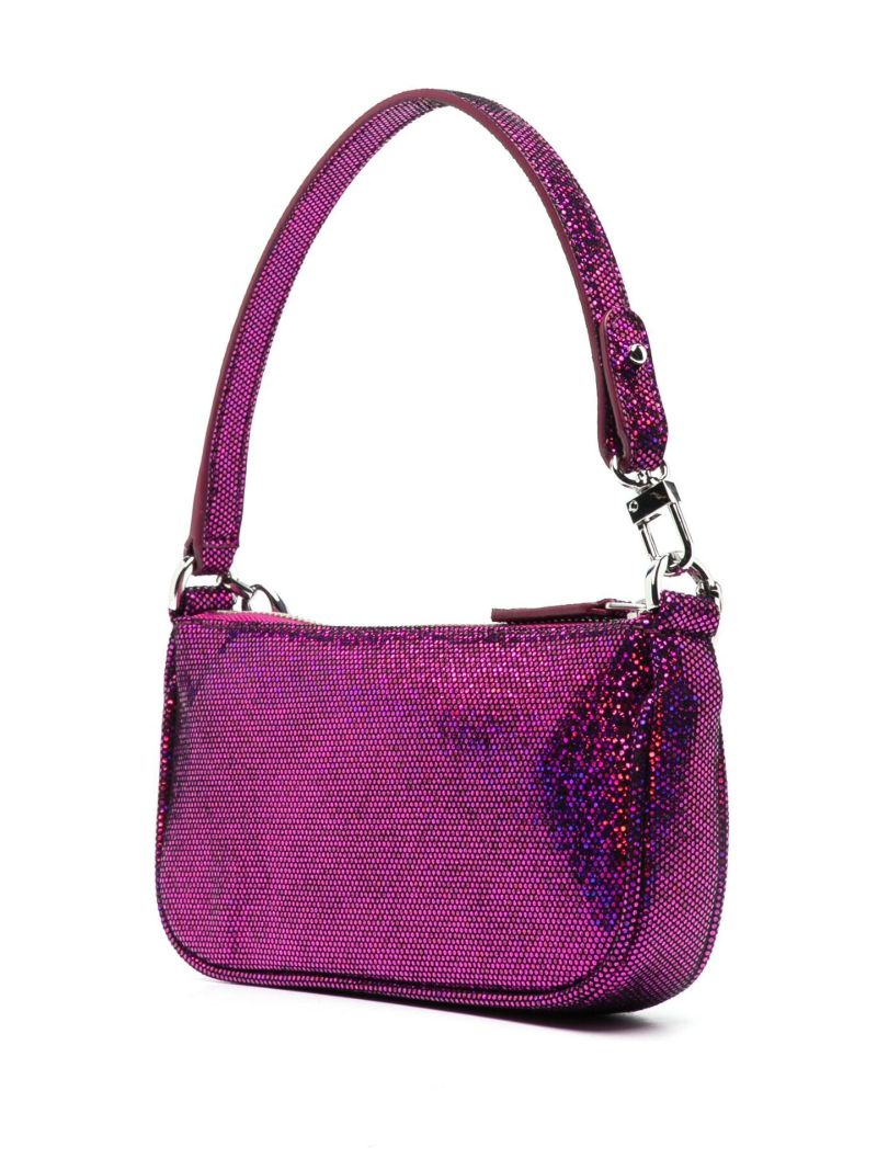 Pink Rachel Mini Disco Dot Leather Shoulder Bag