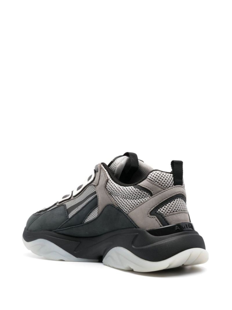 Black Bone Runner Low-top Sneakers