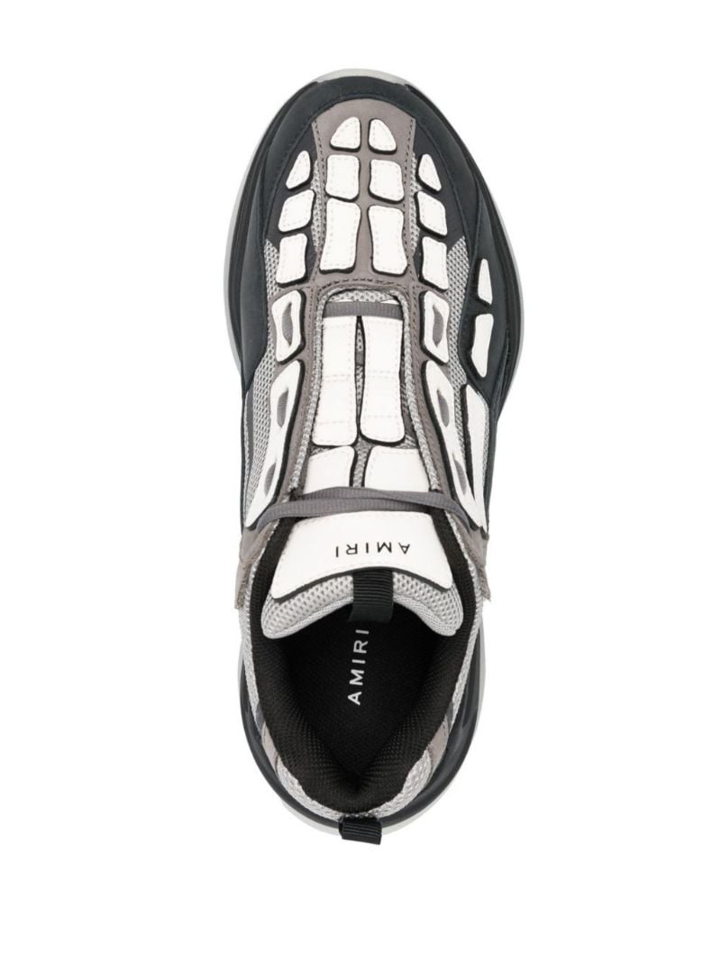 Black Bone Runner Low-top Sneakers