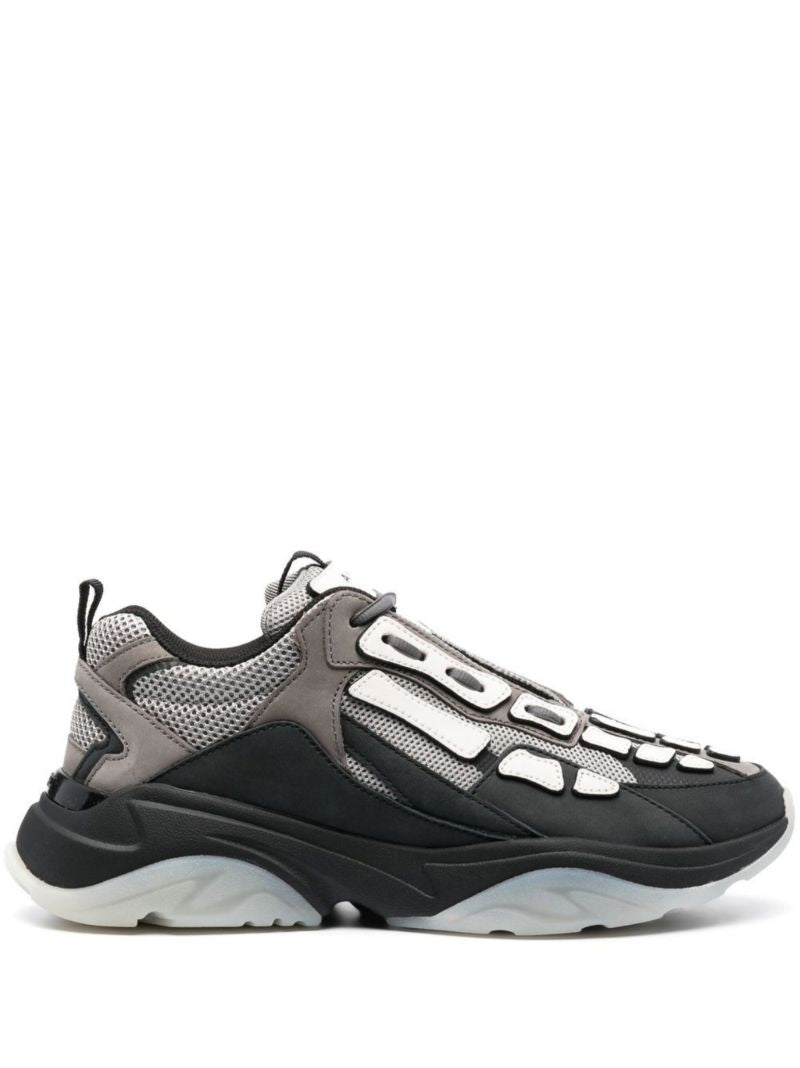 Black Bone Runner Low-top Sneakers