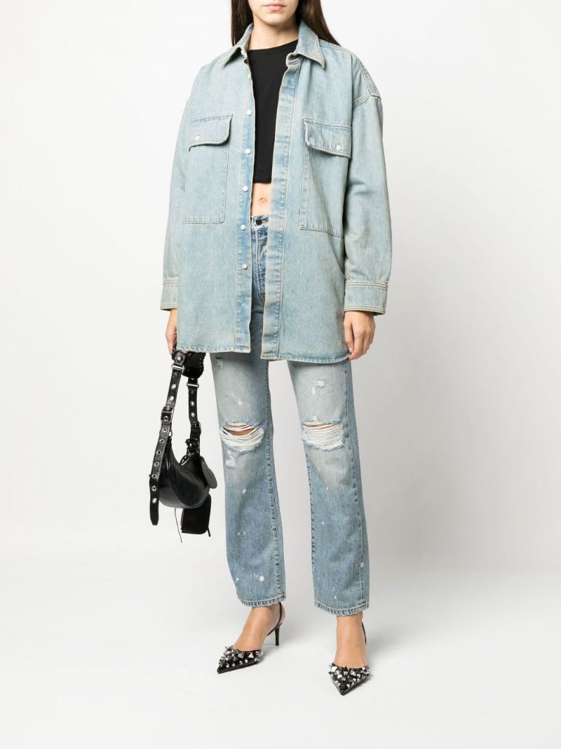 Blue Workwear Denim Shirt