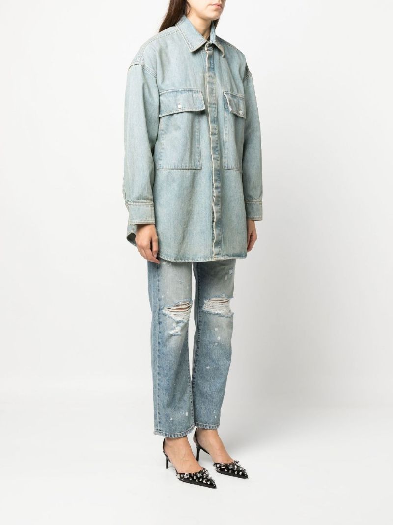 Blue Workwear Denim Shirt