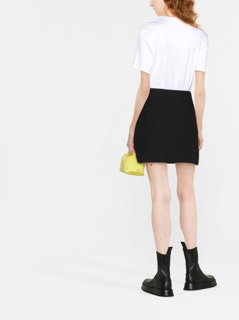 White Embroidered Logo T-shirt