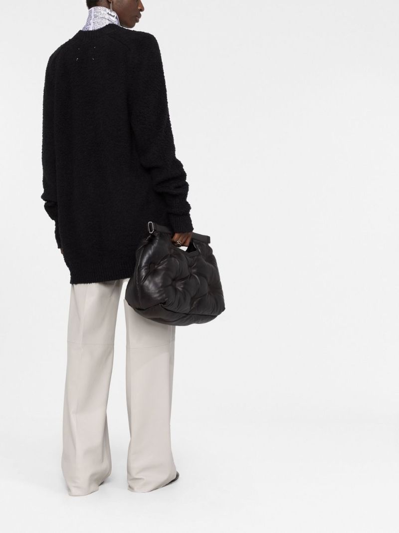 Black Textured Cardigan