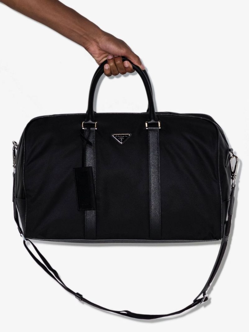 Black Re-nylon Holdall Bag