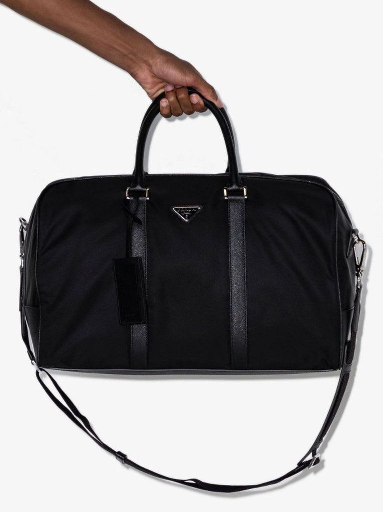 Black Re-nylon Holdall Bag