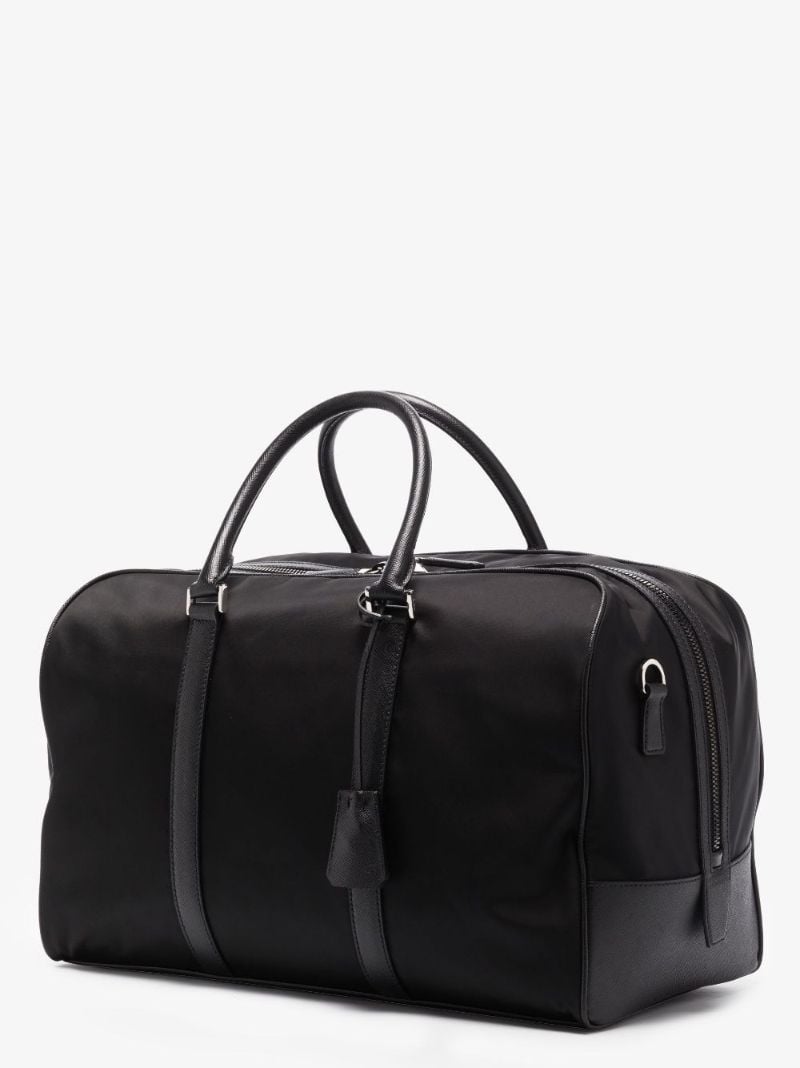 Black Re-nylon Holdall Bag