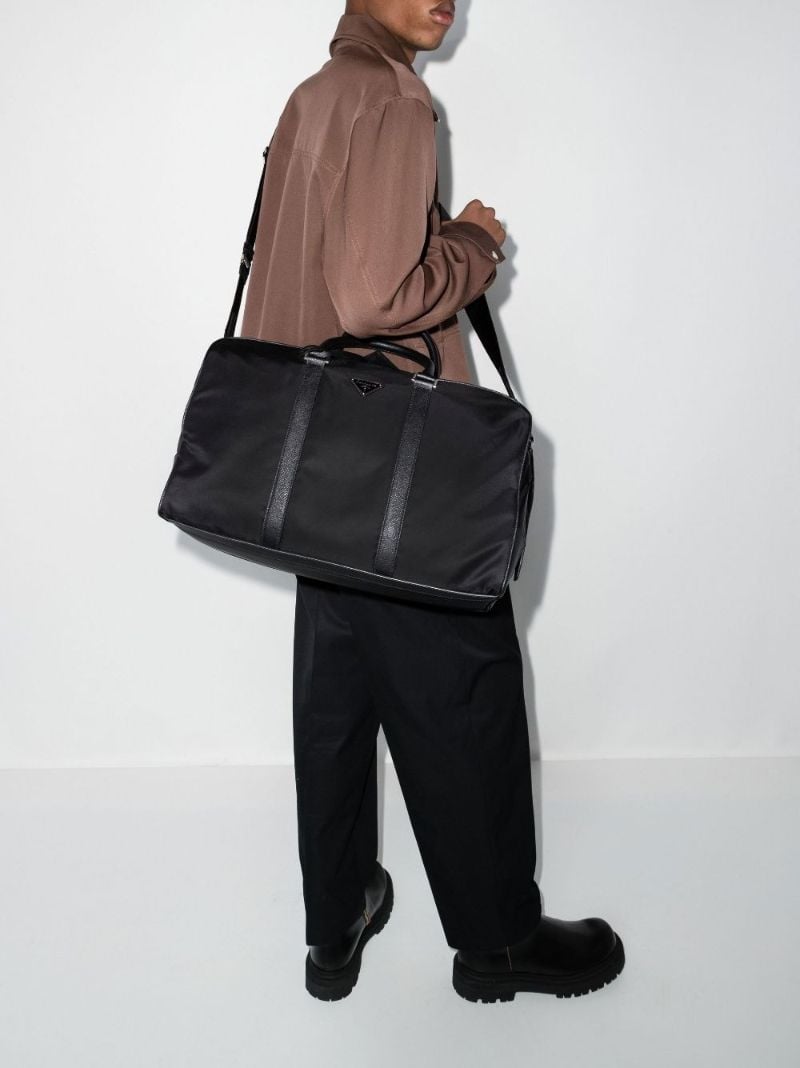 Black Re-nylon Holdall Bag