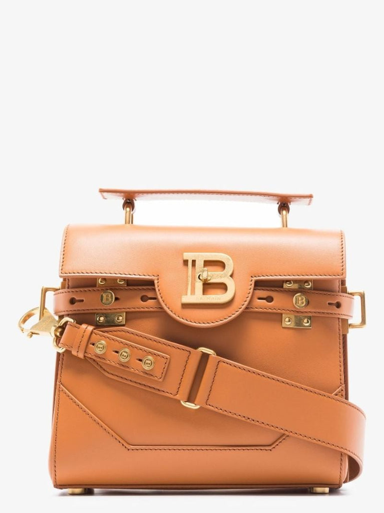 Brown B-buzz 23 Leather Tote Bag