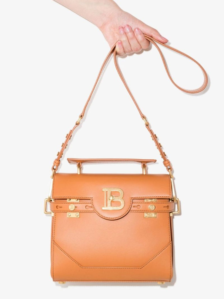 Brown B-buzz 23 Leather Tote Bag