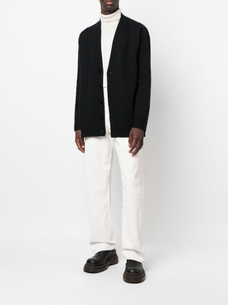 White Loose Fit Trousers
