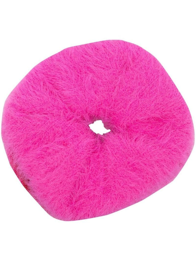 Pink Plush Hair Scrunchie