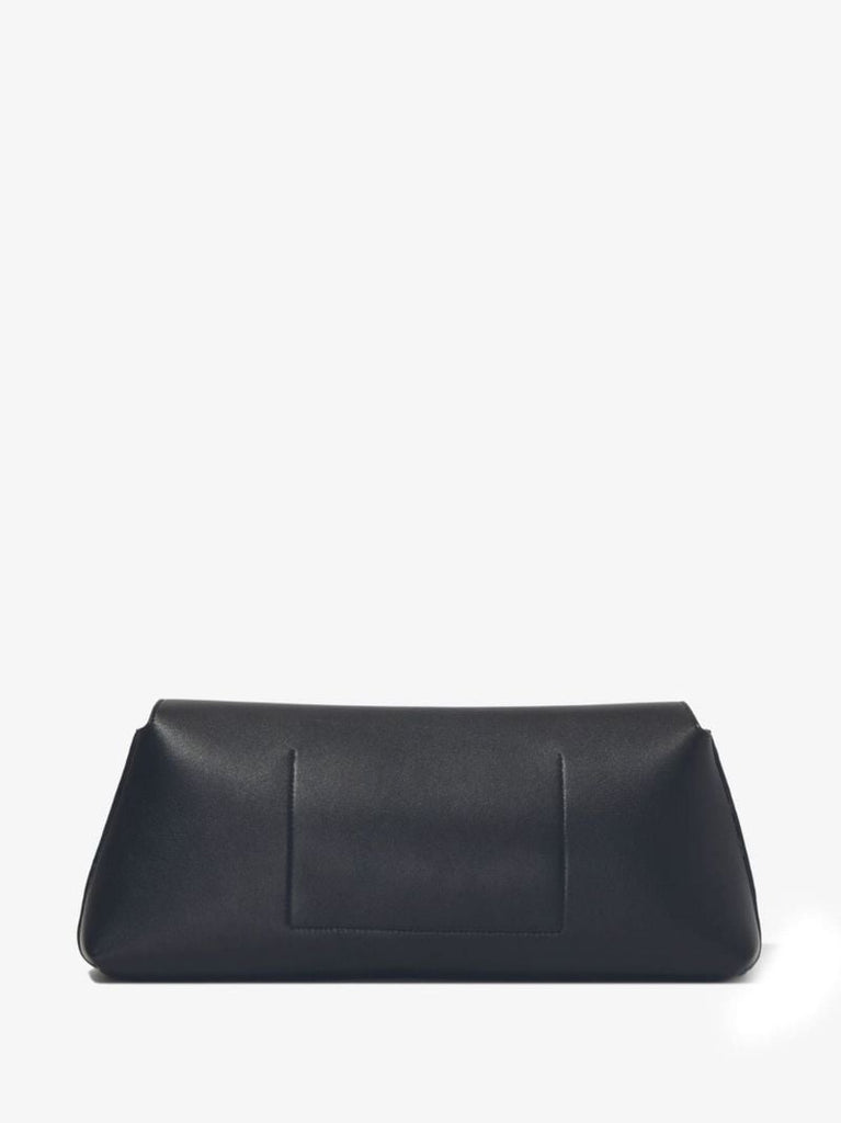 Black Bar Leather Clutch Bag