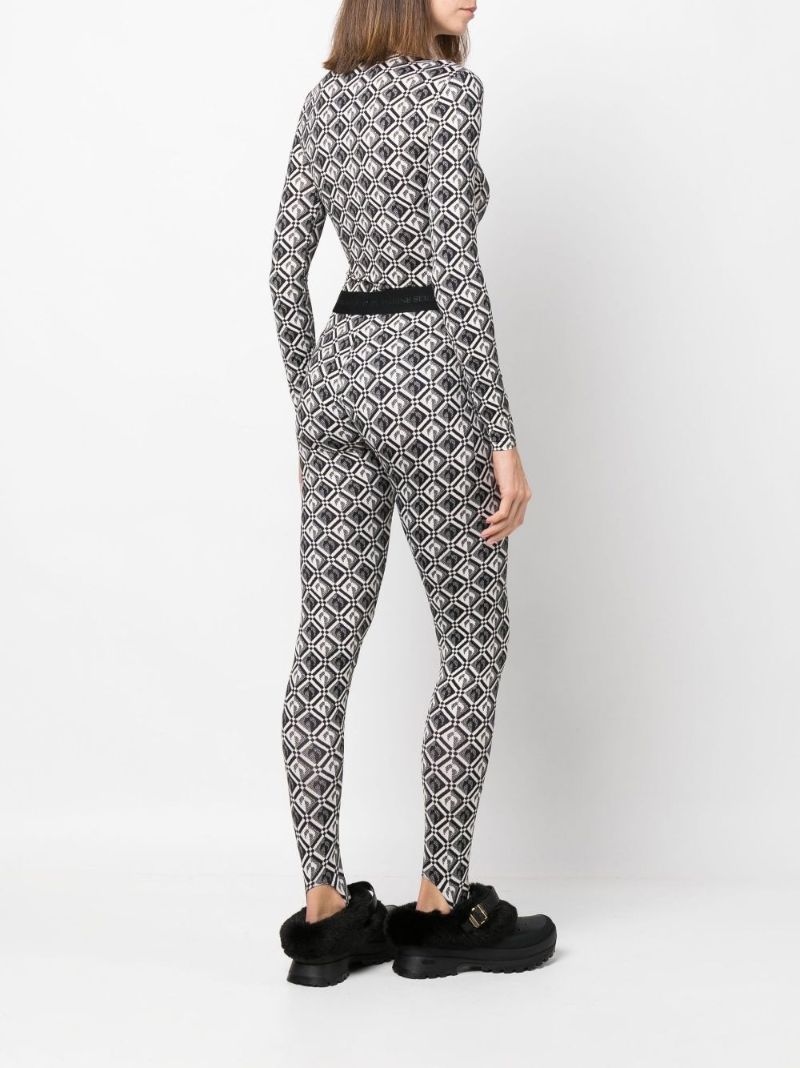 Black Moon Diamond Fuseaux Leggings